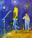 Oil on Masonite, 14" x 16", Private Collection.