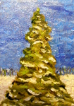 Oil on Masonite, 5" x 7"