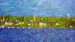 Oil on Masonite, 10" x 18",