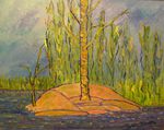 Oil on Masonite, 11" x 14".