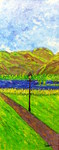 Oil on Masonite, 9.4" x 24",